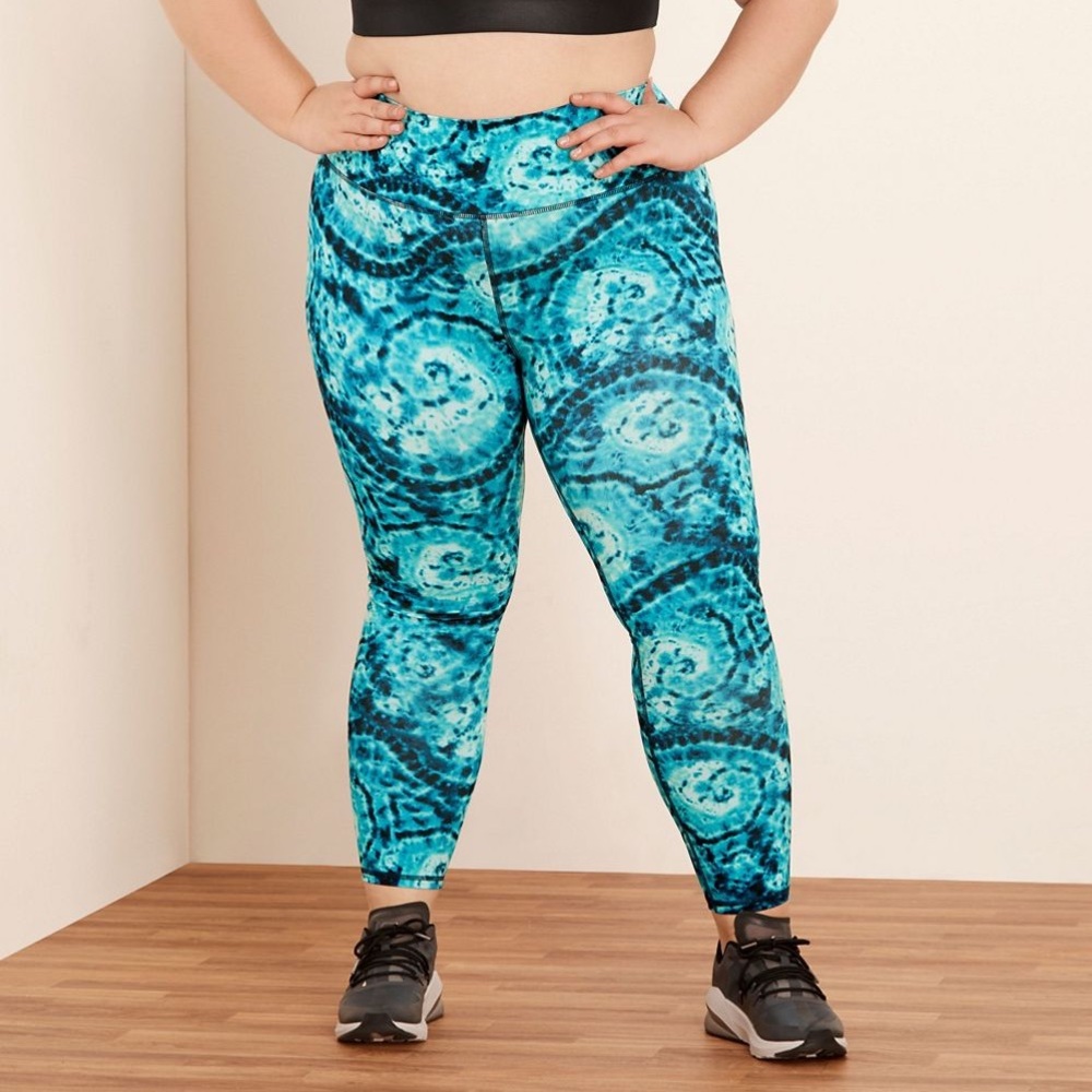 Fabletics High-Waisted Printed Powerflex 7/8 XL